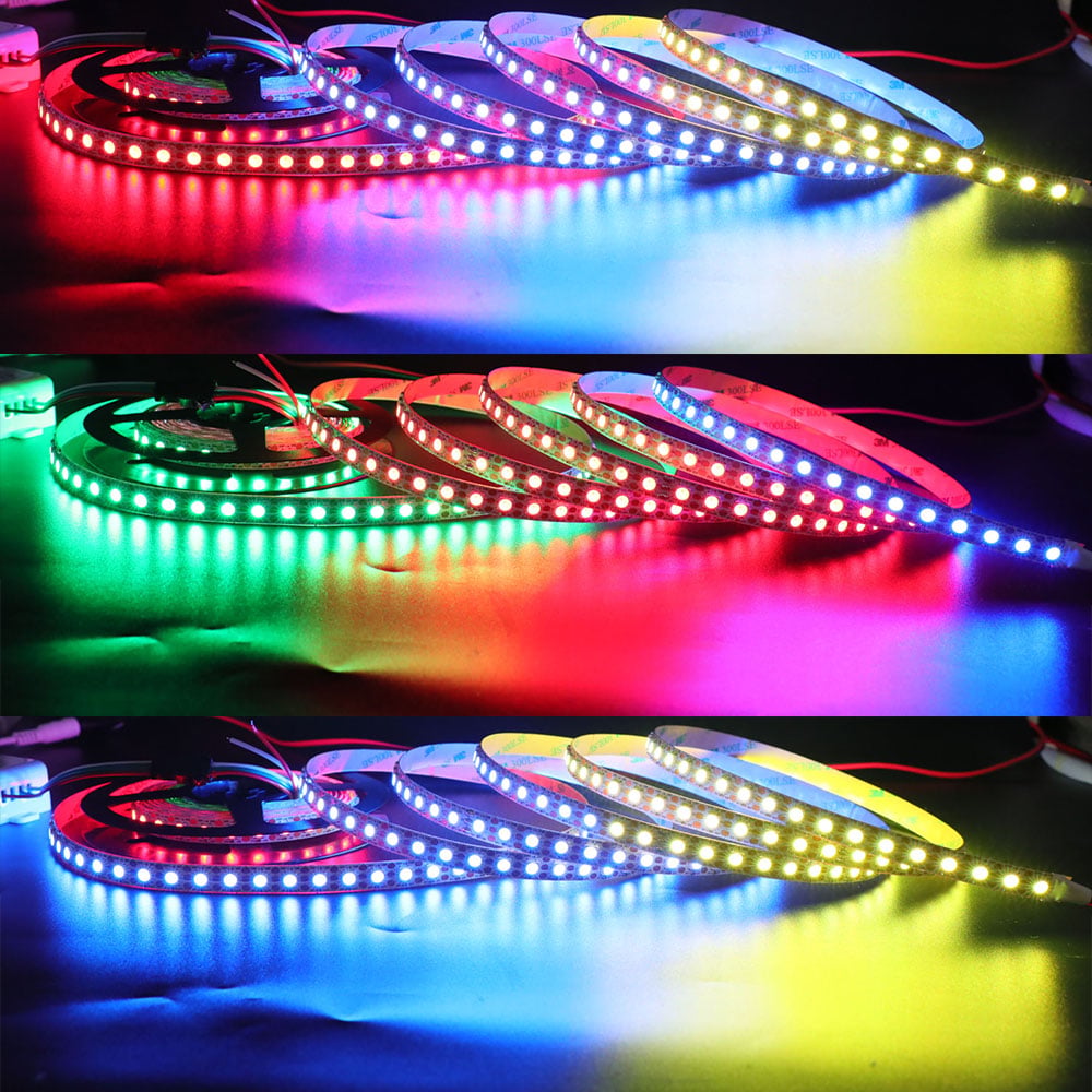 Wwa Led SK6812 RGBW/WWA 96LEDS/M DC5V 10MM-Wide Digital Intelligent Addressable ...