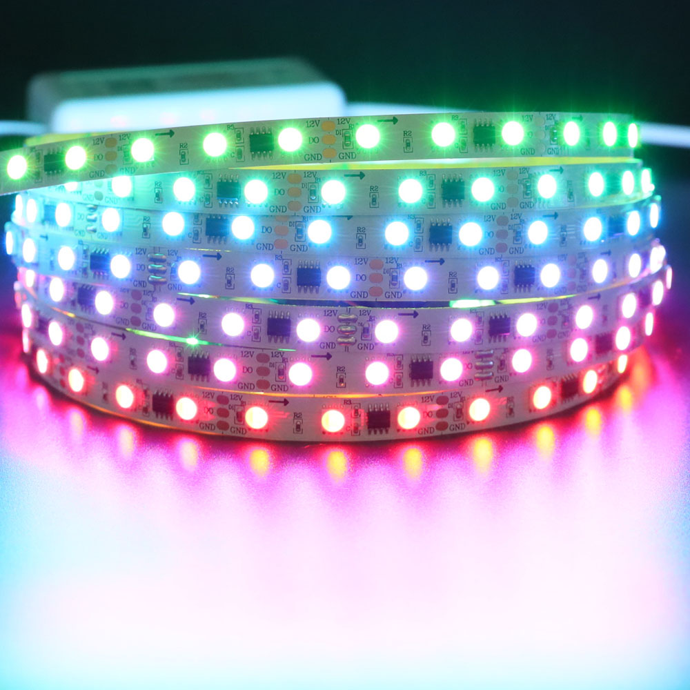 SM16704 Adresovatelný RGBW LED pásek Dream Color 60LED/m 12/24V SM16704 Adresovatelný RGBW LED pásek Dream Color 60LED/m 12/24V