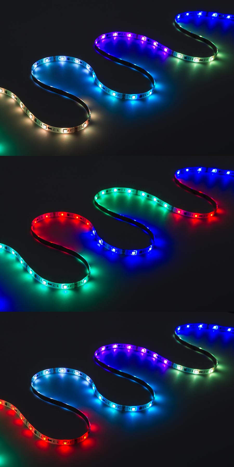 Rgb LED pásky SWDCK-RGB150 měnící barvu