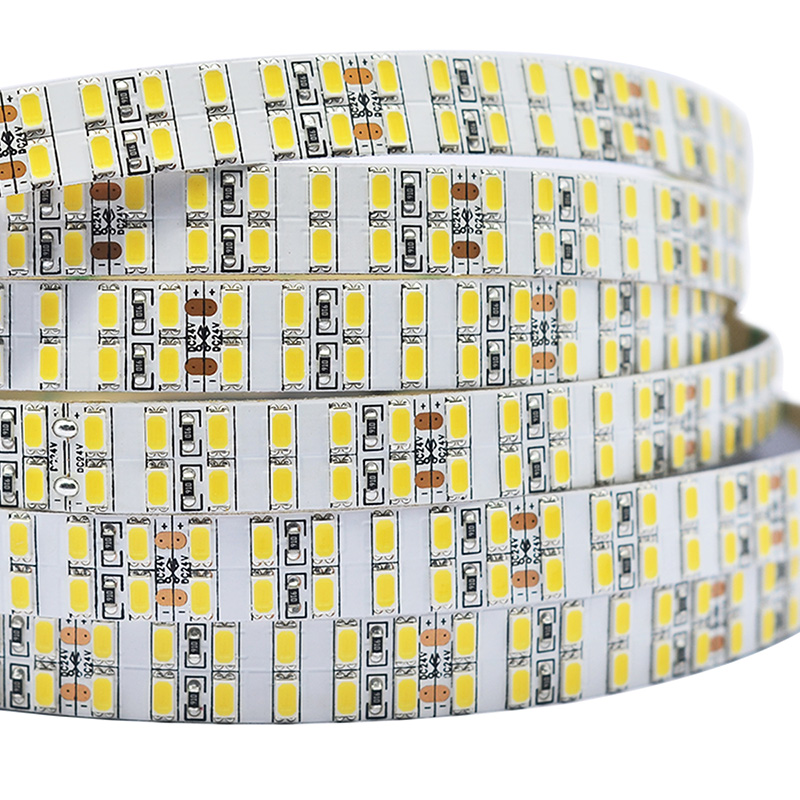 Dvouřadá Super Bright Series DC24V High CRI 5630SMD 240LEDs/m Flexibilní LED pásková světla