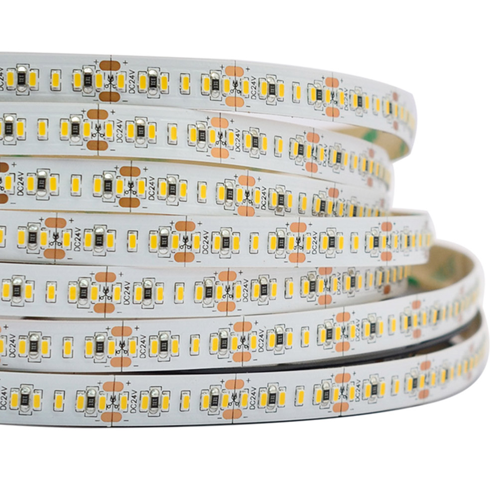 Hochdichte 3014SMD 1200LEDs flexible einfarbige LED-Lichtleisten – DC12/24 V