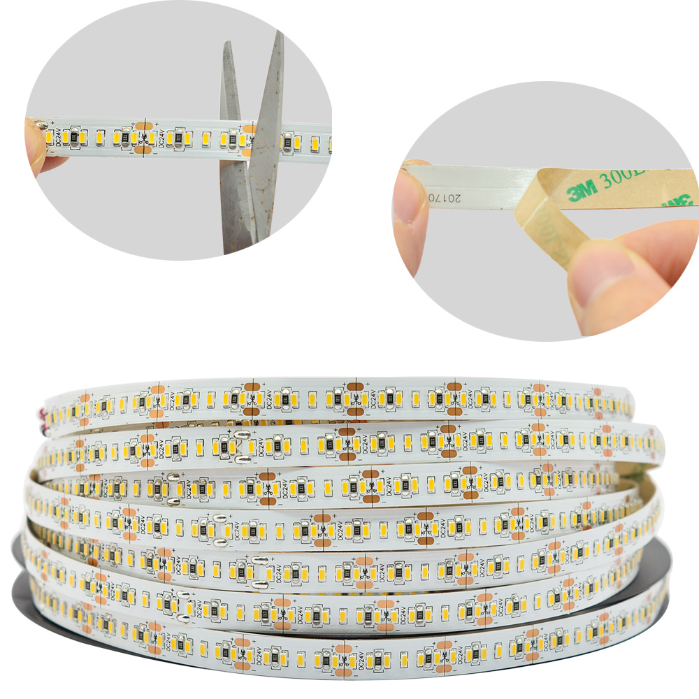 Hochdichte 3014SMD 1200LEDs flexible einfarbige LED-Lichtleisten – DC12/24 V Hochdichte 3014SMD 1200LEDs flexible einfarbige LED-Lichtleisten – DC12/24 V