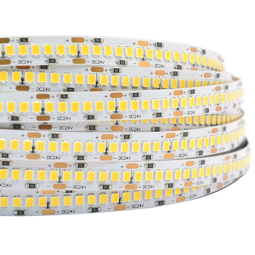 Einreihige Serie DC12–24 V, 2835 SMD, hoher CRI, 95, 1200 LEDs, wasserdicht, optionale Beleuchtung, flexible LED-Streifen, 5 m/16.4 Fuß pro Rolle, im Angebot