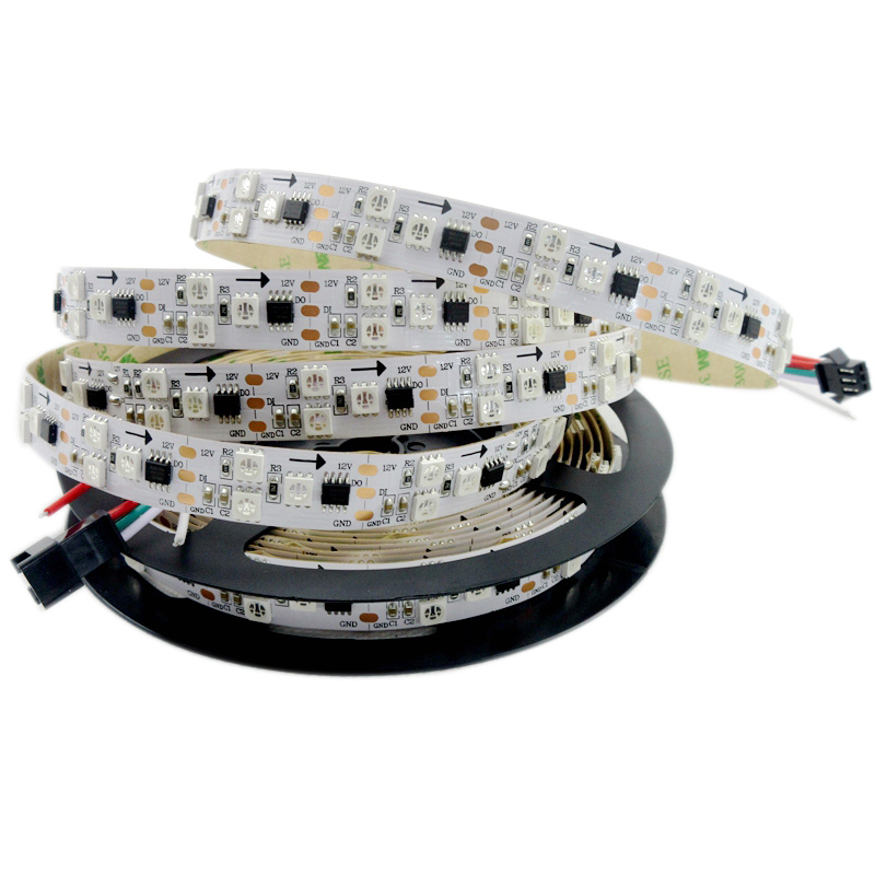 UCS1903 DC12V 15MM řada Flexibilní LED pásková světla, programovatelné pixelové sledování plné barvy, vnitřní použití, 450 LED 16.4 stop na kotouč v prodeji