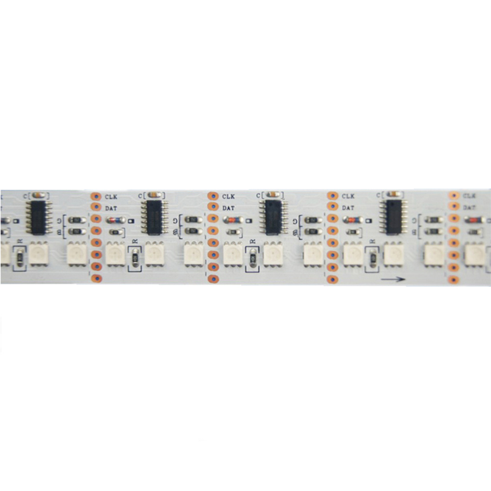 WS2801 DC12V-Serie Flexible LED-Streifenlichter, programmierbare Pixel-Vollfarbverfolgung, Verwendung im Innenbereich, 480 LEDs, 16.4 Fuß pro Rolle, im Angebot WS2801 DC12V-Serie Flexible LED-Streifenlichter, programmierbare Pixel-Vollfarbverfolgung, Verwendung im Innenbereich, 480 LEDs, 16.4 Fuß pro Rolle, im Angebot