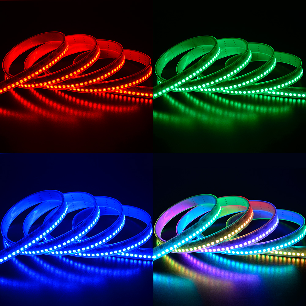 WS2811 DC12V 144LED Programovatelná LED pásková světla, adresovatelné digitální Full Color Chasing Flexibilní LED pásky, Venkovní voděodolné, 1 m/3.28 stop na kotouč v prodeji WS2811 DC12V 144LED Programovatelná LED pásková světla, adresovatelné digitální Full Color Chasing Flexibilní LED pásky, Venkovní voděodolné, 1 m/3.28 stop na kotouč v prodeji