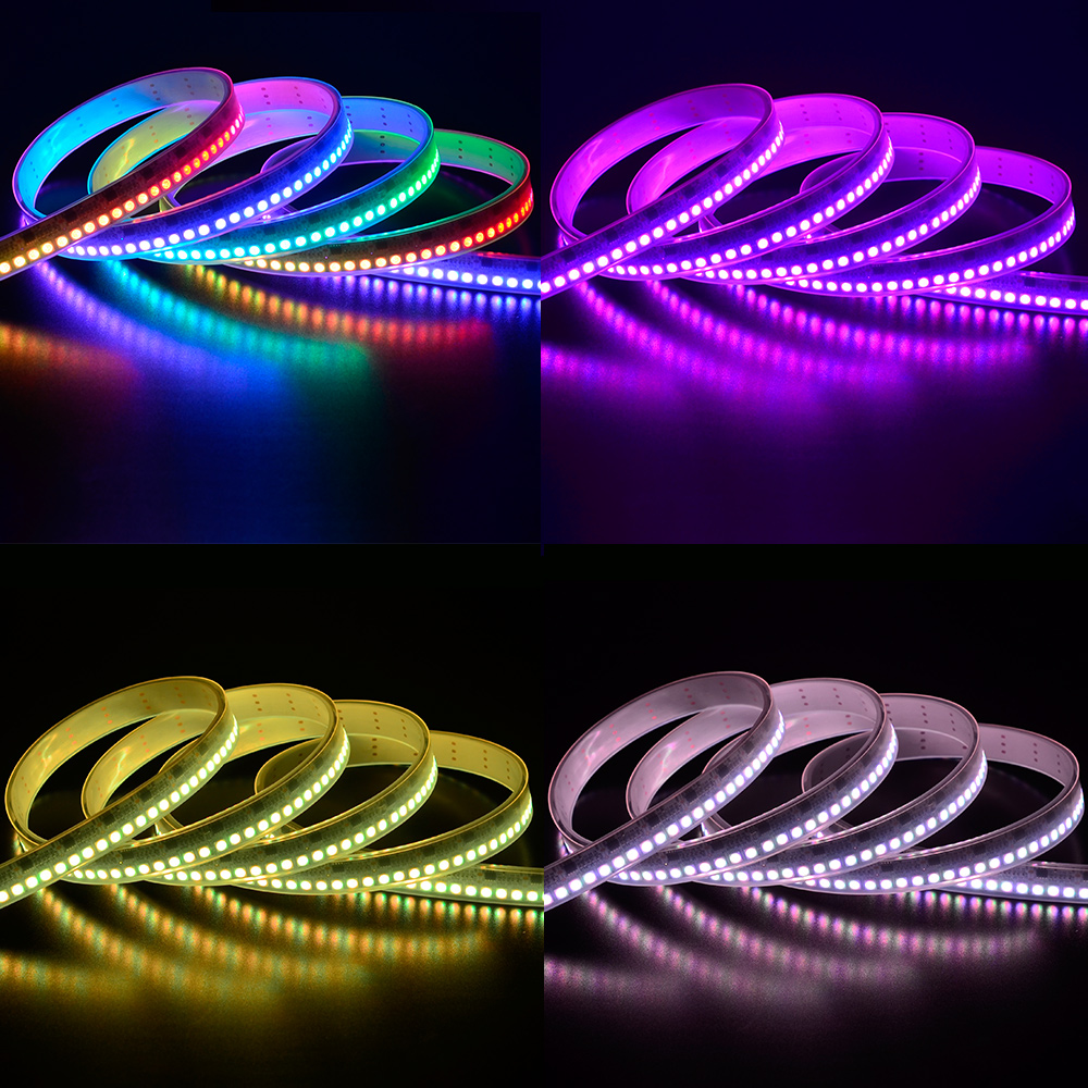 WS2811 DC12V Programmable LED Strip Lights, Addressable Digital Full Color Chasing Flexible LED Strips, Outdoor Waterproof, 1m/3.28ft Per Reel By Sale [DCFLS-IP67-WS2811X288] - $21.98 :