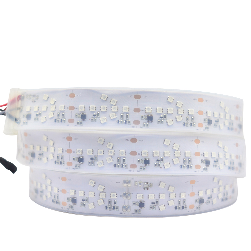 WS2811 adresovatelný Arrow LED světelný pásek 12V - Color Chase - IP67 Vodotěsný WS2811 adresovatelný Arrow LED světelný pásek 12V - Color Chase - IP67 Vodotěsný