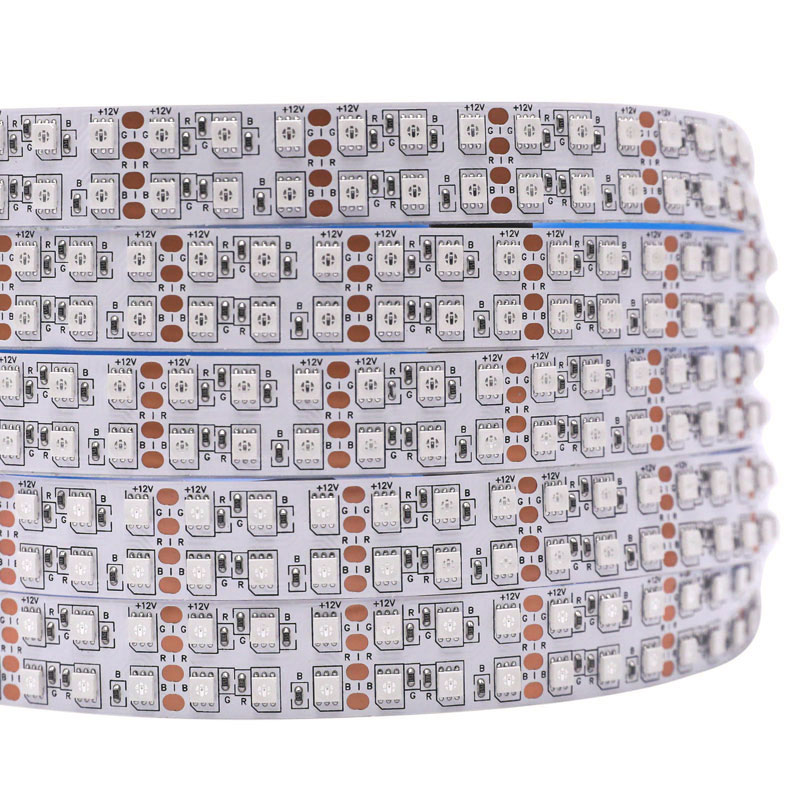 DC12V Double Row 3535 SMD RGB LED pásek 240LEDs/m