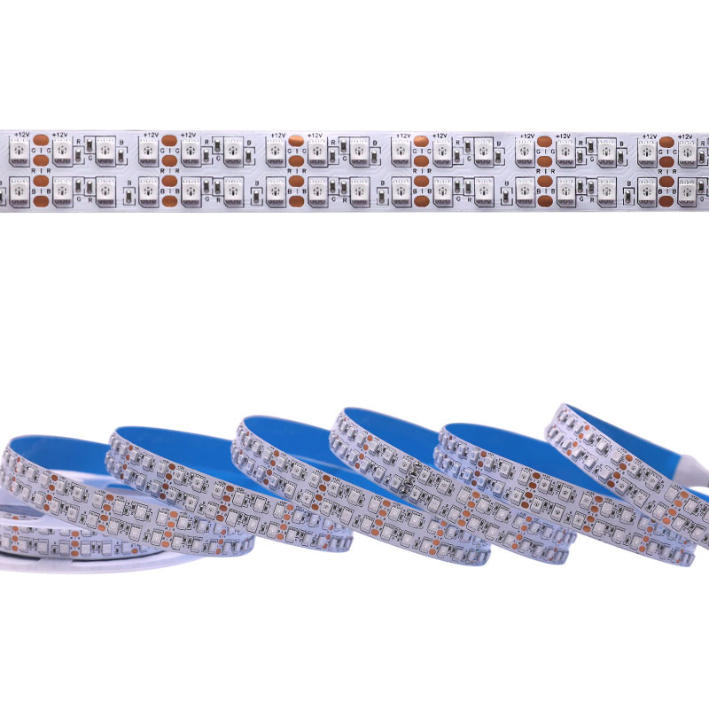 DC12V zweireihiger 3535 SMD RGB LED-Streifen 240 LEDs/m DC12V zweireihiger 3535 SMD RGB LED-Streifen 240 LEDs/m