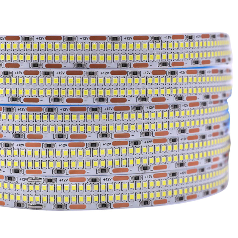 DC12V Dvouřadá 3000K 6000K Bílé LED světelné pásy s vysokou hustotou 624LEDs/m DC12V Dvouřadá 3000K 6000K Bílé LED světelné pásy s vysokou hustotou 624LEDs/m