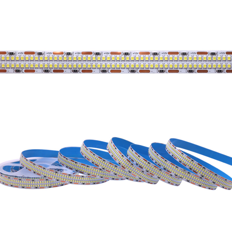 DC12V Dvouřadá 3000K 6000K Bílé LED světelné pásy s vysokou hustotou 624LEDs/m DC12V Dvouřadá 3000K 6000K Bílé LED světelné pásy s vysokou hustotou 624LEDs/m