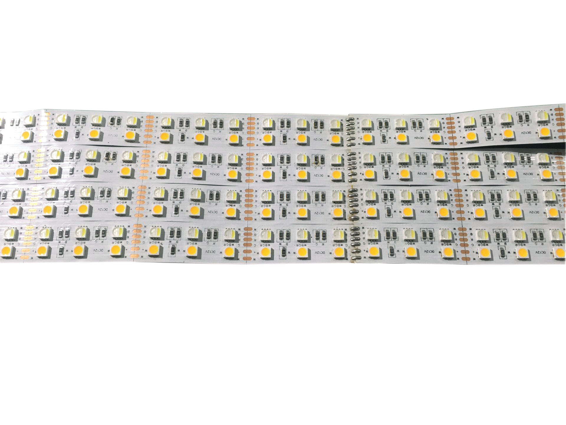 Mehrfarbige RGBW+CCT-LED-Leuchten – 12-V-LED-Streifen mit Farbwechsel – 16 mm, 120 LEDs/m, hohe Dichte