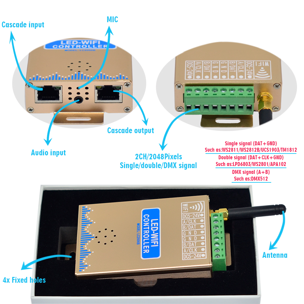 LC2000B-TY01 LED controller interface function