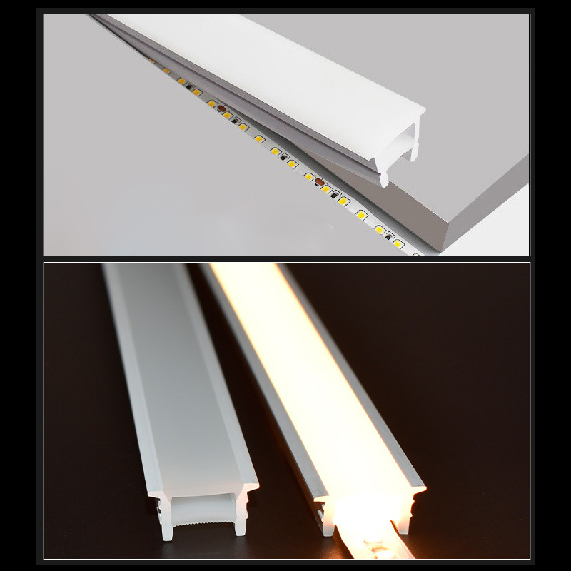 Flat 10mm LED Tape Light Diffuser Flexible Recessed Light Cover Flat 10mm LED Tape Light Diffuser Flexible Recessed Light Cover