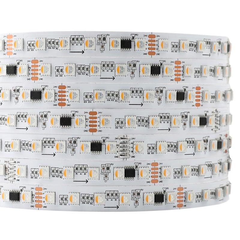  DC24V 10-Meter DMX Capable TM512BC RGBW 840 LEDs Tape Light 140 Pixels