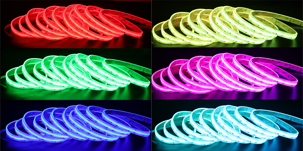 Outdoor IP68 Fcob RGBIC Led Strip Lights