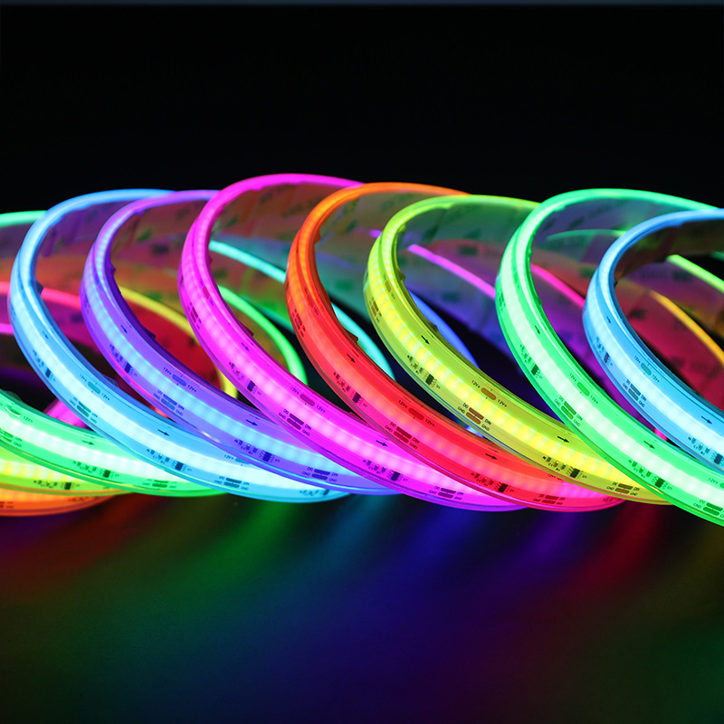 Low Voltage 10M Long WS2811 Outdoor IP68 Fcob RGBIC Led Strip Lights Low Voltage 10M Long WS2811 Outdoor IP68 Fcob RGBIC Led Strip Lights