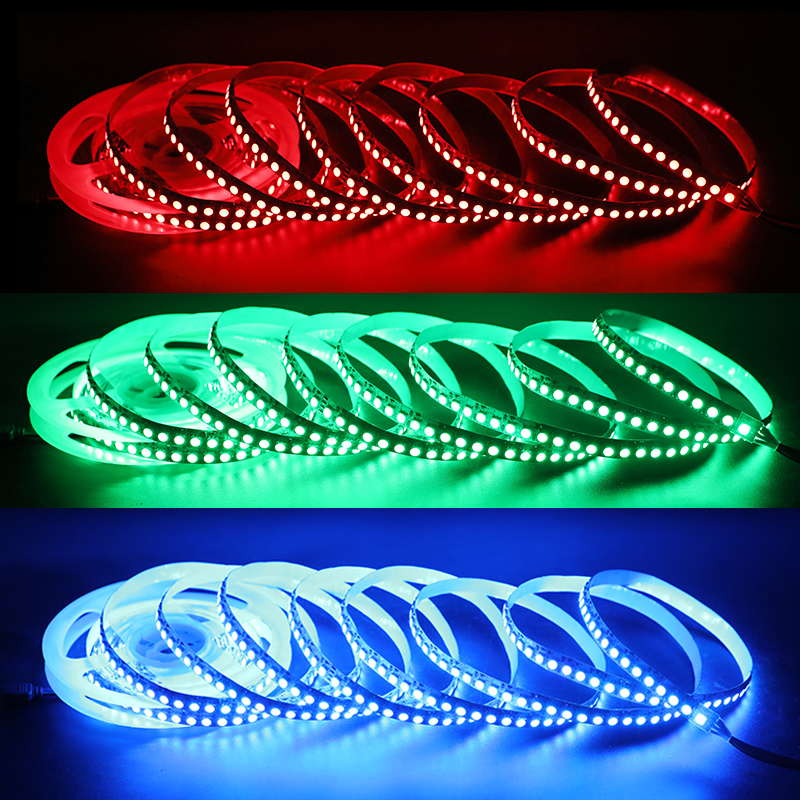 10mm 12V RGB 5050 SMD LED-Streifen Hohe Dichte 132LEDs/m 10mm 12V RGB 5050 SMD LED-Streifen Hohe Dichte 132LEDs/m