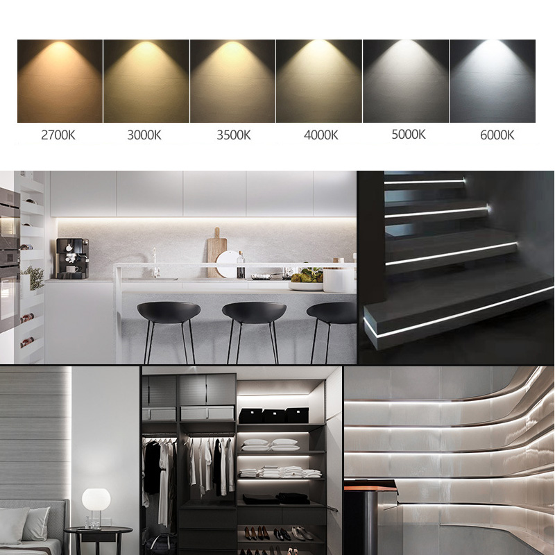 480x5 čipů, 10mm široké stejnosměrné nízkonapěťové COB bílé LED pásky 480x5 čipů, 10mm široké stejnosměrné nízkonapěťové COB bílé LED pásky