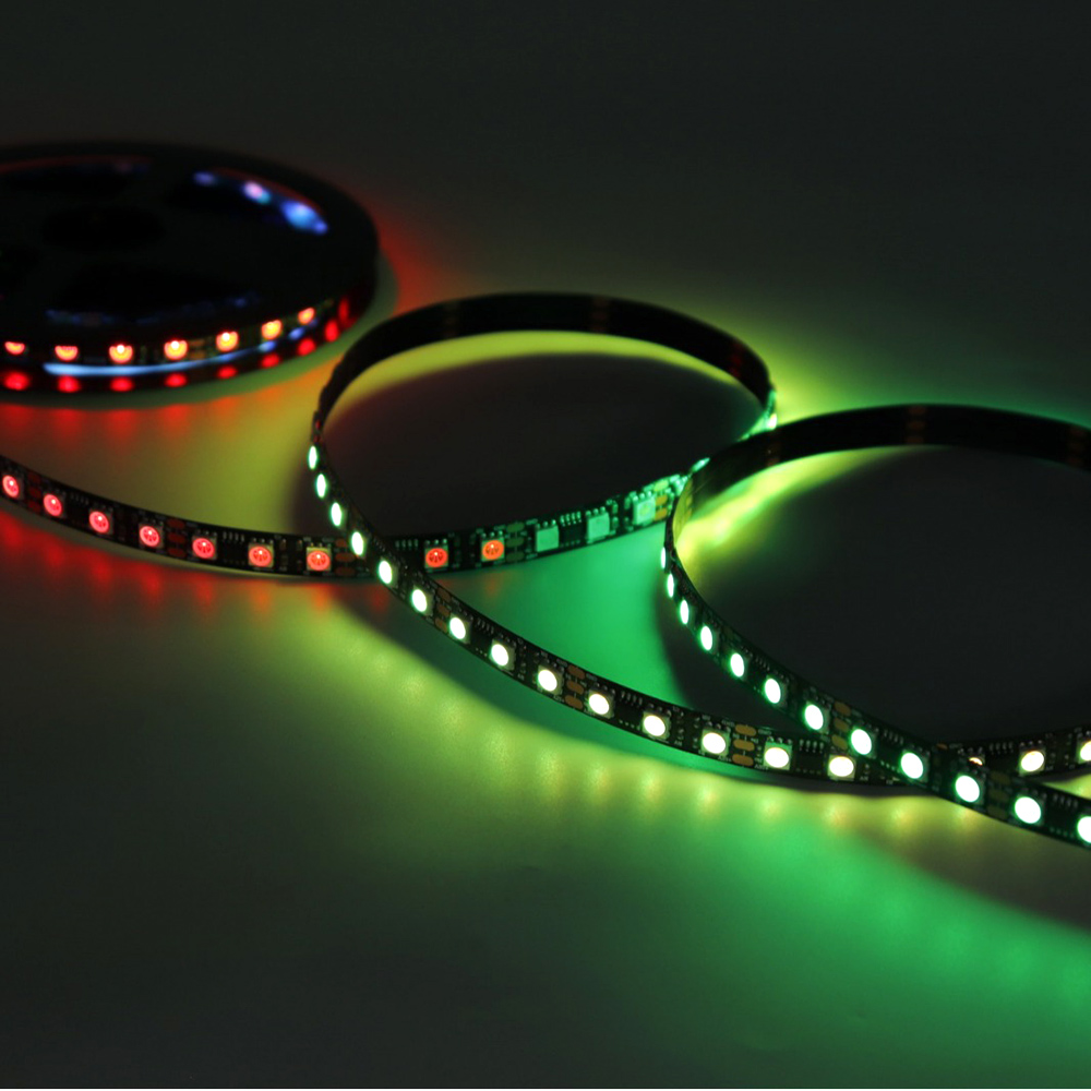 SHENKENUO 5050SMD RGB Interior Car Lights – 4.75" LED Strips With Remote – Multicolor