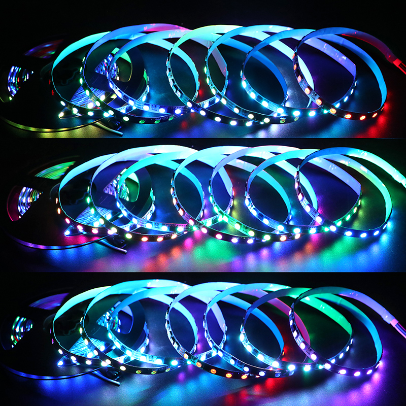 12 Volt WS2811 LED Pixel Programming RGB Strip 5050 420 LEDs Effects