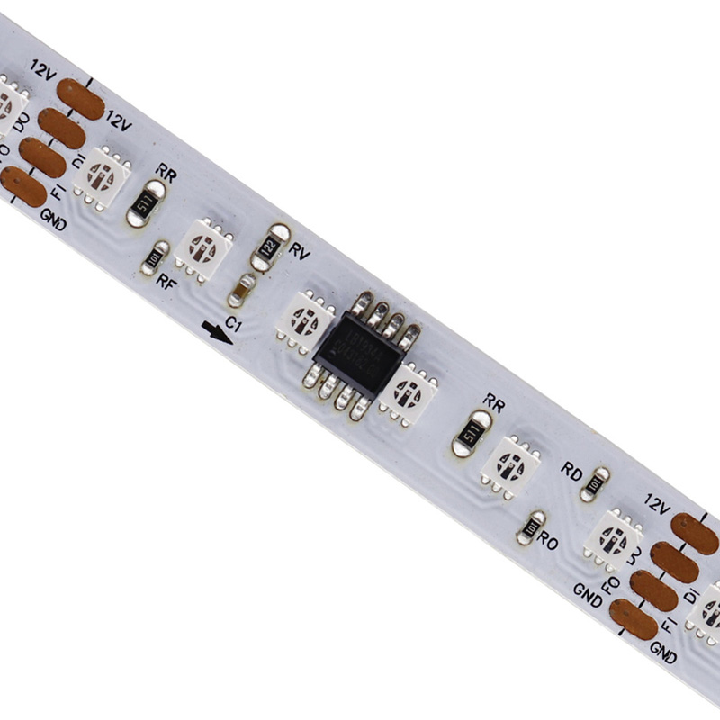 12V TM1934 4pinový 2835 RGB LED adresovatelný pásek s vysokou hustotou 12V TM1934 4pinový 2835 RGB LED adresovatelný pásek s vysokou hustotou