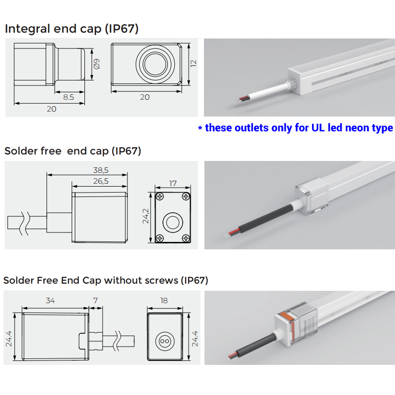 DC24V 95CRI 16.4Ft 12*20mm Side Lighting Dimmable Flex LED Neon Tube Light DC24V 95CRI 16.4Ft 12*20mm Side Lighting Dimmable Flex LED Neon Tube Light