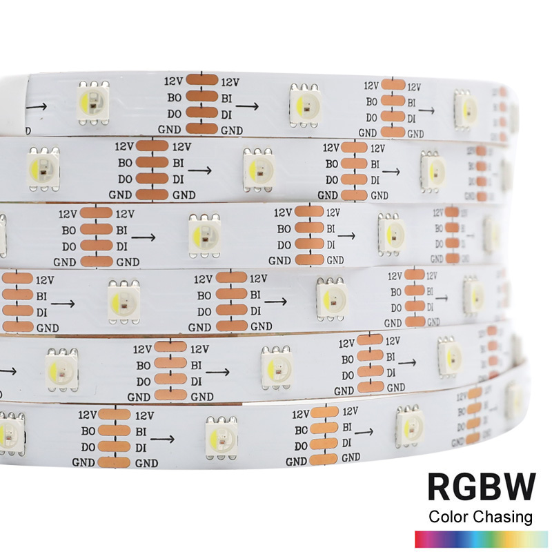 12V 10mm adressierbarer RGBW 5050 WS2815 LED-Pixelstreifen 150LEDs