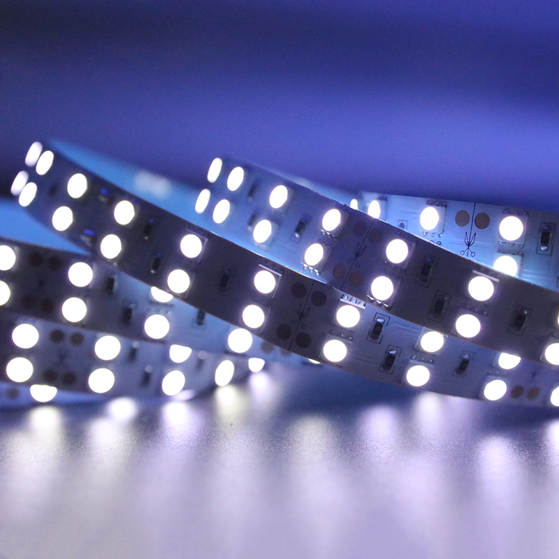 5050 600 LED 365 NM UV vytvrzovací světlo LED pásek Duální řada 15 mm