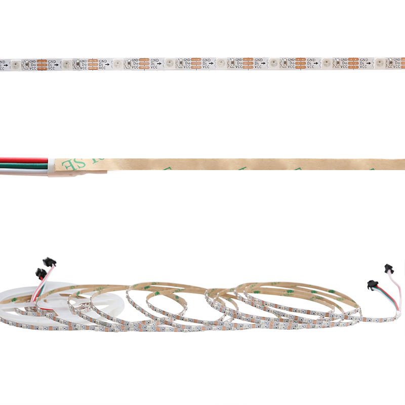 12V SK6812 3535 4mm široký RGB dynamický super tenký LED pásek 300 pixelů 12V SK6812 3535 4mm široký RGB dynamický super tenký LED pásek 300 pixelů