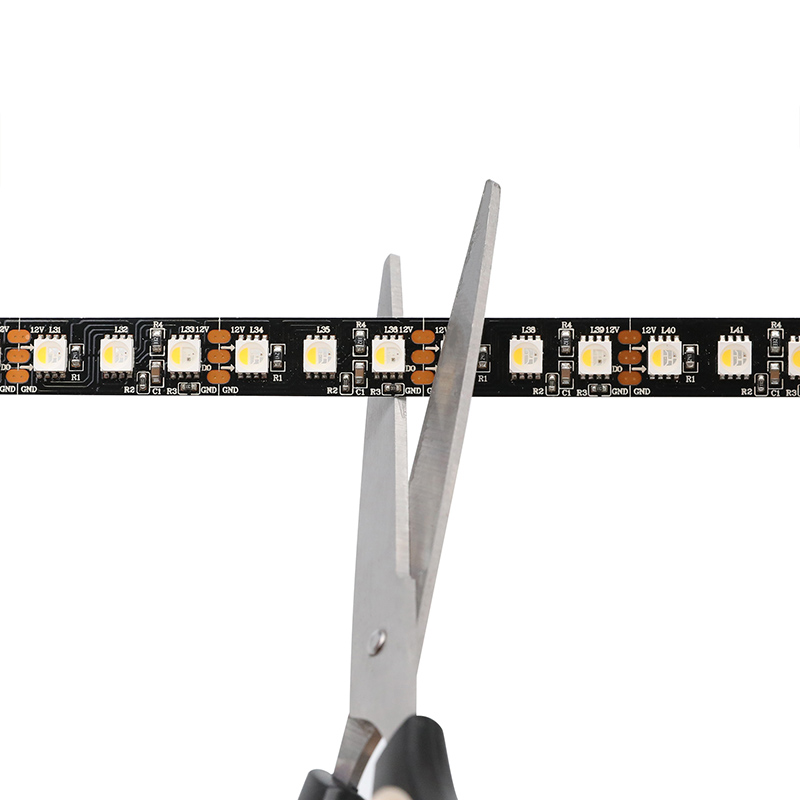 Adressierbarer LED-Streifen RGBW 12V SK6812 beleuchtet schwarze Farbe PWB 96 LEDs/m Adressierbarer LED-Streifen RGBW 12V SK6812 beleuchtet schwarze Farbe PWB 96 LEDs/m