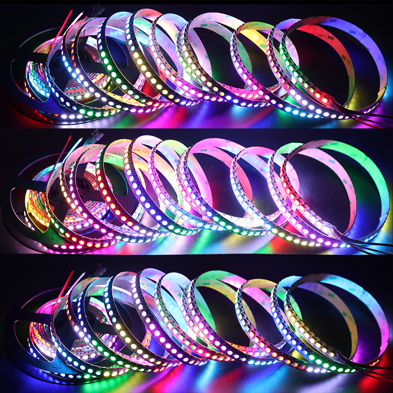 DC12V SK6812 Smart RGBW LED-Streifen pro LED Adressierbar 144 LEDs / m DC12V SK6812 Smart RGBW LED-Streifen pro LED Adressierbar 144 LEDs / m