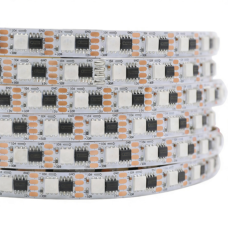 Individually Addressable RGB LED Strip Lights - CS1908 IC DC12V Breakpoint Continue LED Strips