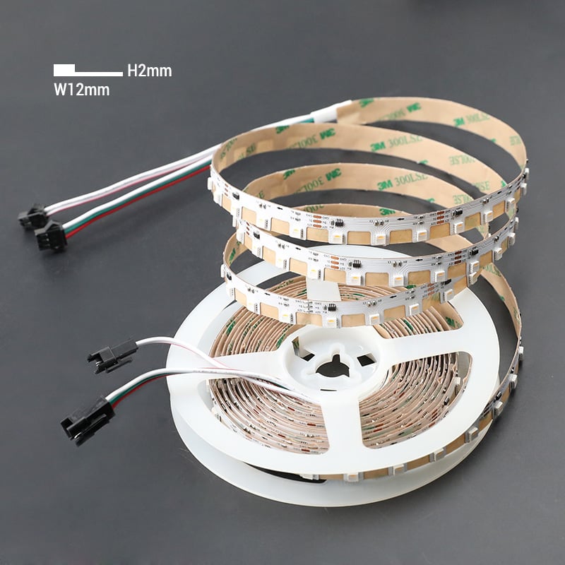 12V External SK6812 RGBWIC Great Wall Foldable LED Strip Light 12V External SK6812 RGBWIC Great Wall Foldable LED Strip Light