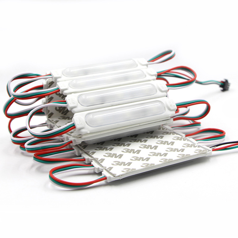 DC12V 0.72W ​​FRGB Color Option 92*19mm SMD5050 High CRI 90 Super Bright Linear Sign Modules, adresovatelná světla LED pixelového modulu, 20ks/řetězec