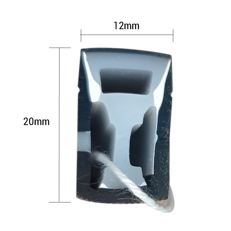 12x20mm Side Neon Black LED Lights Diffuser For 10mm PCB Tape