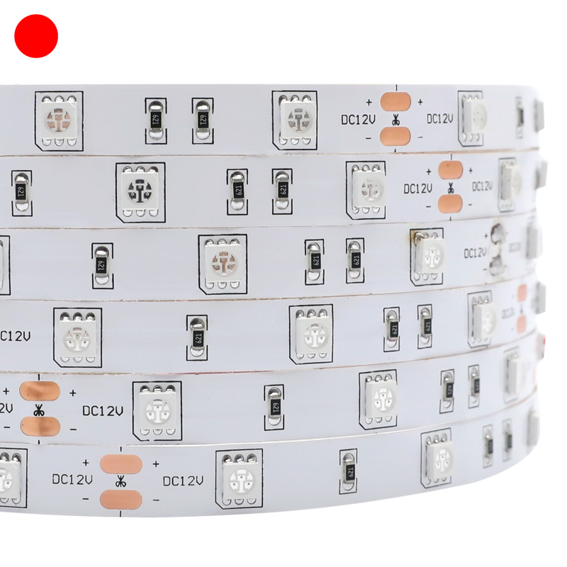 150 LED SMD 5050 LED 660nm dlouhovlnný pásek s hlubokým červeným světlem