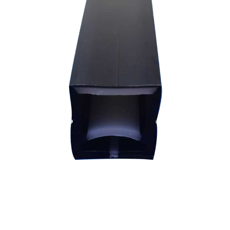 20x20mm černá silikonová flexibilní LED difuzní trubice pro 12mm světelné proužky 20x20mm černá silikonová flexibilní LED difuzní trubice pro 12mm světelné proužky
