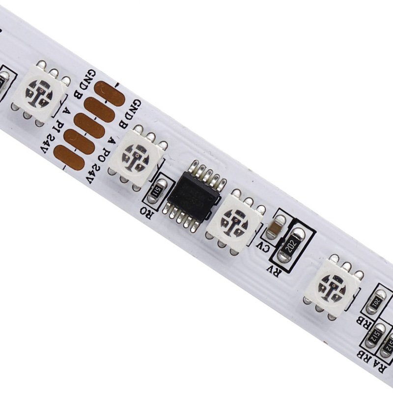 24-Volt 72 Light/m High Density 5050 DMX Compatible LED Rgb Strip