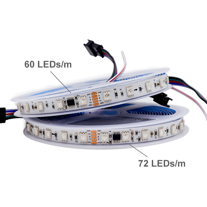 24-Volt 72 Light/m High Density 5050 DMX Compatible LED Rgb Strip 24-Volt 72 Light/m High Density 5050 DMX Compatible LED Rgb Strip