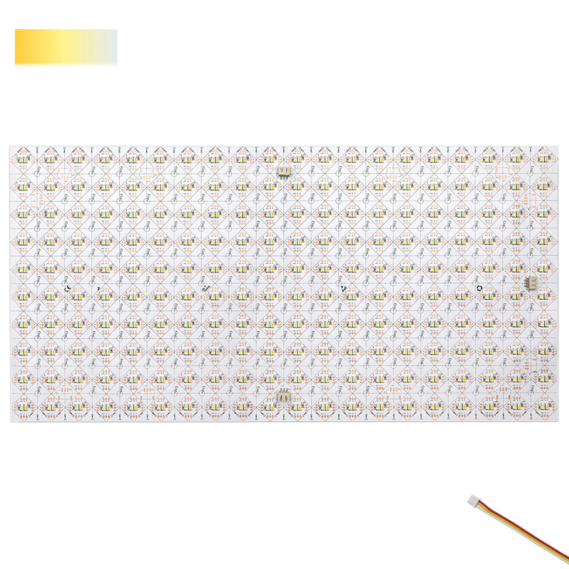 24V 2835 justierbare weiße Cuttable Flex-ultradünne Blatt-Lichter LED 20X10