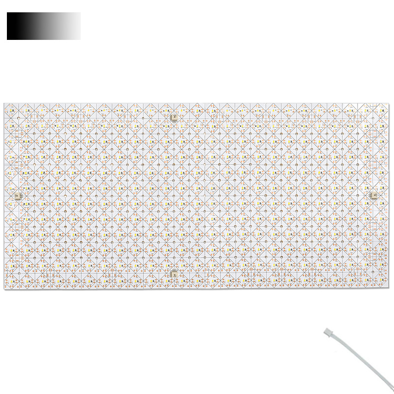 24V 2835 Stmívatelné bílé Flexibilní LED světla Listy pro podsvícení 25X12
