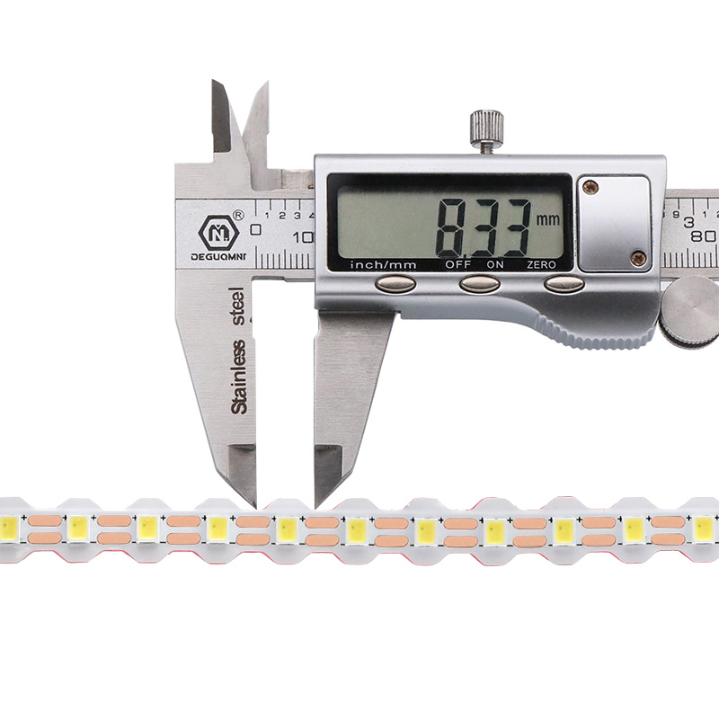24V 2835 Bílé 8mm LED světelné proužky Super Long Flex ve tvaru S 65 stop 24V 2835 Bílé 8mm LED světelné proužky Super Long Flex ve tvaru S 65 stop
