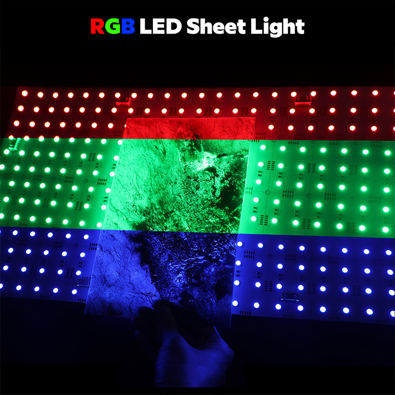 24V 5050 RGB Flexible LED Light Panels for Backlighting 6 LEDs Cut 24x12 24V 5050 RGB Flexible LED Light Panels for Backlighting 6 LEDs Cut 24x12