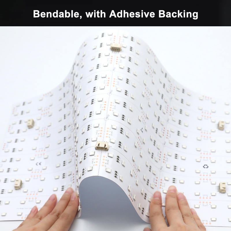 24V 5050 Trimmable Bendable 3in1 RGB Multi Color LED Sheet 12 LEDs Cut 24X12 24V 5050 Trimmable Bendable 3in1 RGB Multi Color LED Sheet 12 LEDs Cut 24X12