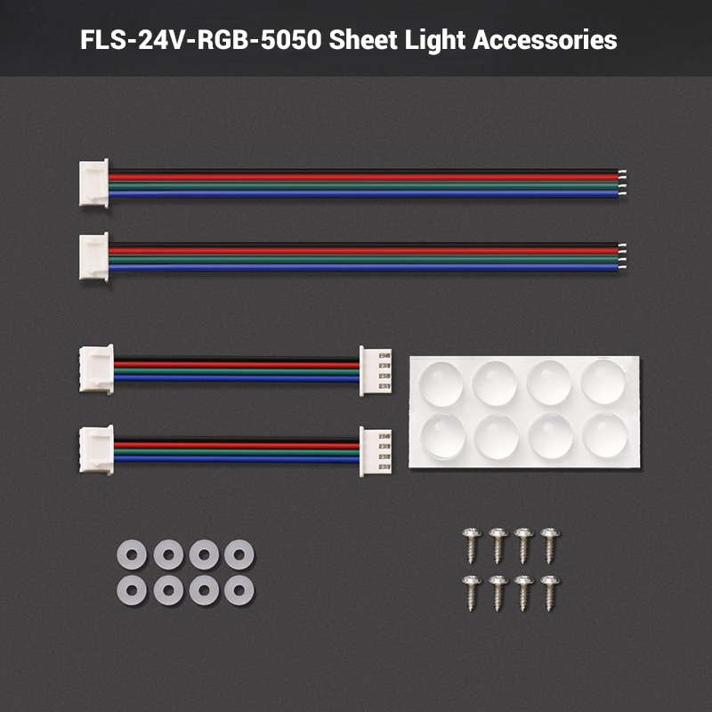 24V 5050 Trimmable Bendable 3in1 RGB Multi Color LED Sheet 12 LEDs Cut 24X12 24V 5050 Trimmable Bendable 3in1 RGB Multi Color LED Sheet 12 LEDs Cut 24X12