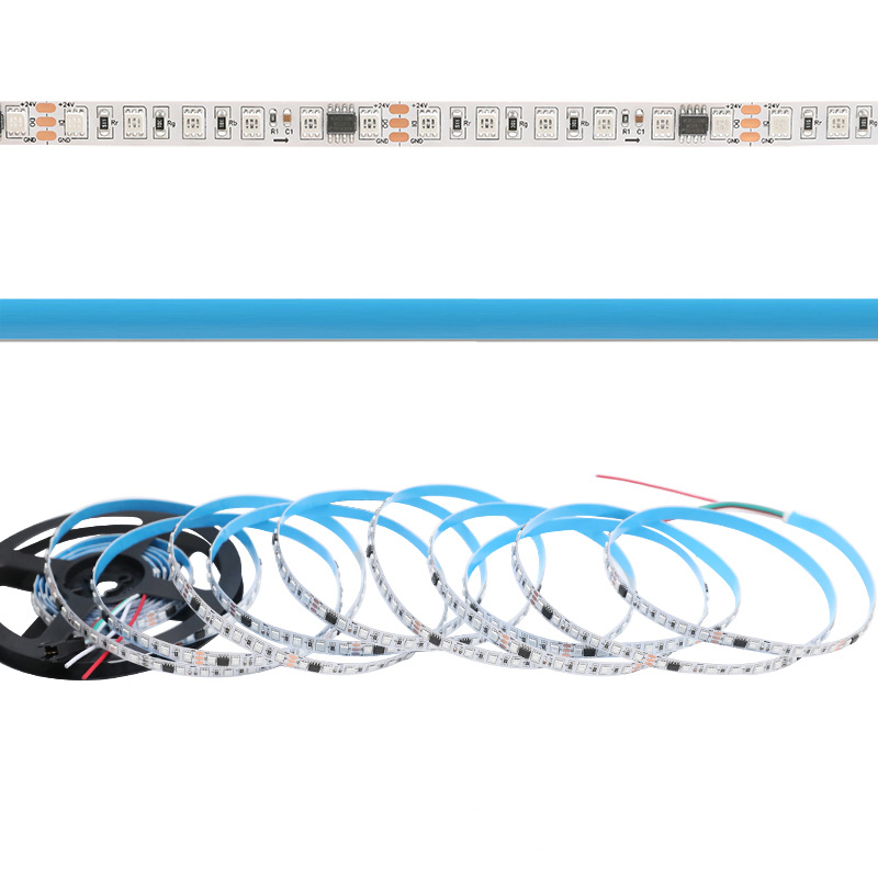 24V 8mm WS2811 Dream Color Flexibilní RGB LED pásek 96LED na metr 24V 8mm WS2811 Dream Color Flexibilní RGB LED pásek 96LED na metr