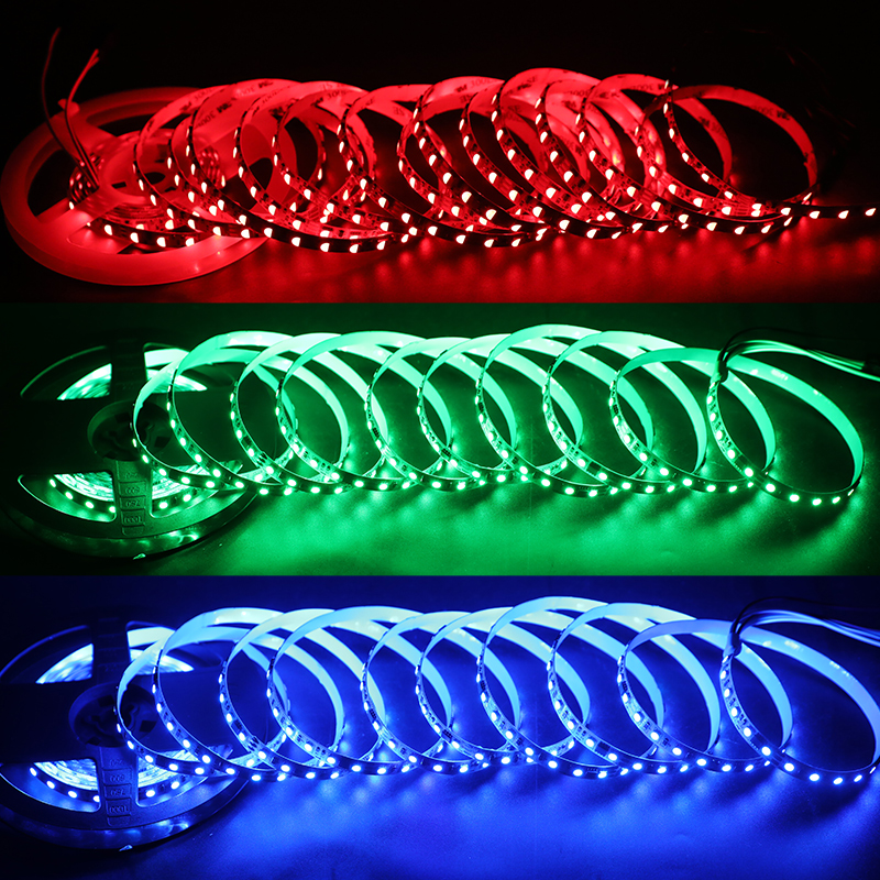 24V 8mm WS2811 Dream Color Flexibilní RGB LED pásek 96LED na metr 24V 8mm WS2811 Dream Color Flexibilní RGB LED pásek 96LED na metr
