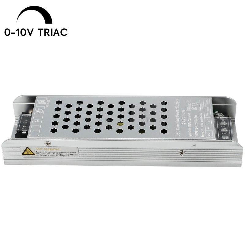 DC24V 200W 8.3A 0-10V LED dimming power supply